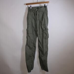 Hollister Green Ultra High-Rise Dad Cargo Pants Size 24R